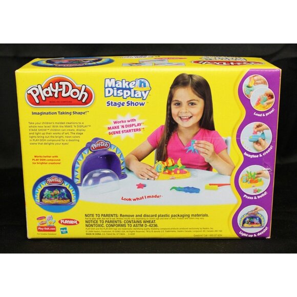 Play-Doh Make'n Display Stage Show Toy Light Up Aquarium Fish Tank Kid's Fun - Picture 3 of 6